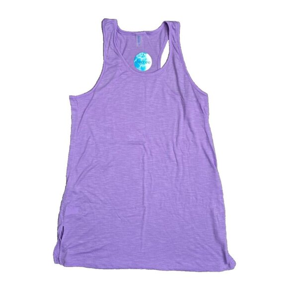 Decree Tops - Decree Women's  Lavender Fields Purple Splash Tank Top